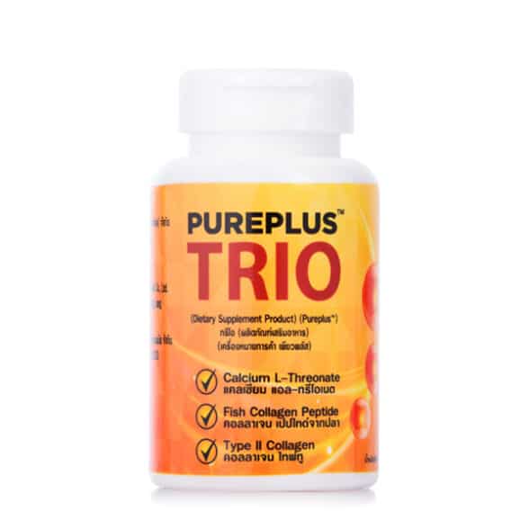 Pureplus Trio คอลลาเจนไทพ์ทู ดูแลข้อเข่าและกระดูก